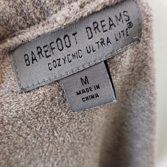 BAREFOOT DREAMS Beach Rock Belted Cardigan M - Picture 4 of 7